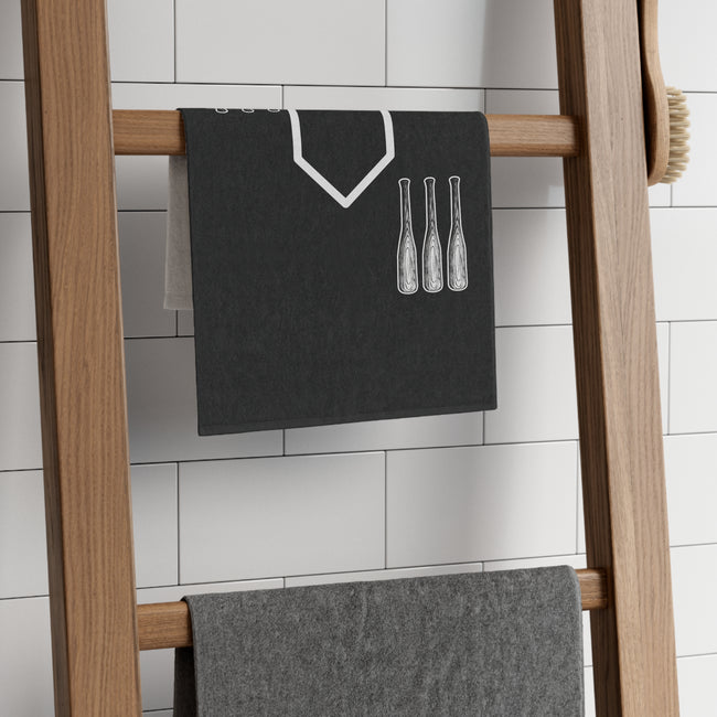 3 UP, 3 DOWN - Rally Towel (Black)