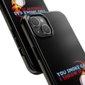 SMOKE GAS, THROW IT - Tough Phone Cases (Black)