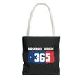 BASEBALL JUNKIE 365 - Tote Bag (Black)