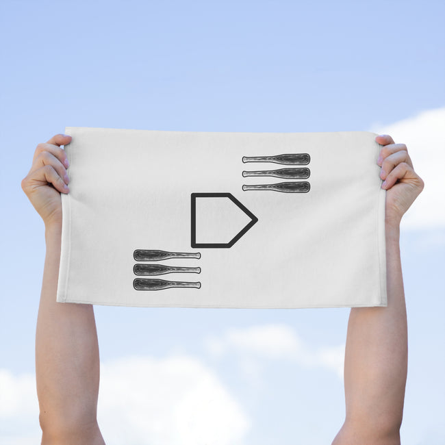 3 UP, 3 DOWN - Rally Towel (White)