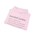 BASEBALL JUNKIE (definition hoodie- light colors)