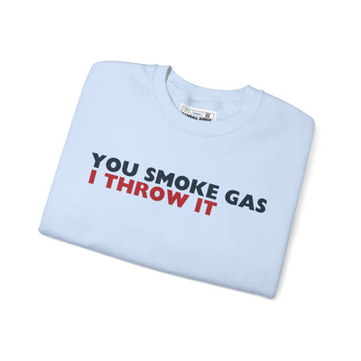 SMOKE GAS (Plain) - Unisex Heavy Blend™ Crewneck Sweatshirt