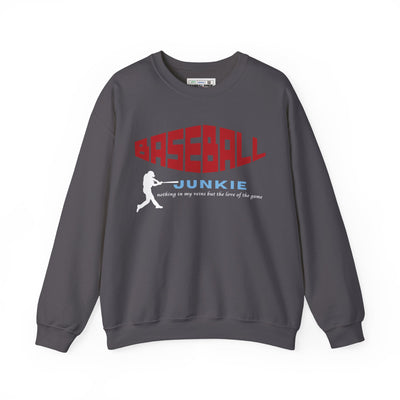 BASEBALL JUNKIE - Unisex Heavy Blend™ Crewneck Sweatshirt