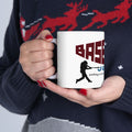 BASEBALL JUNKIE - Ceramic Mug (White)