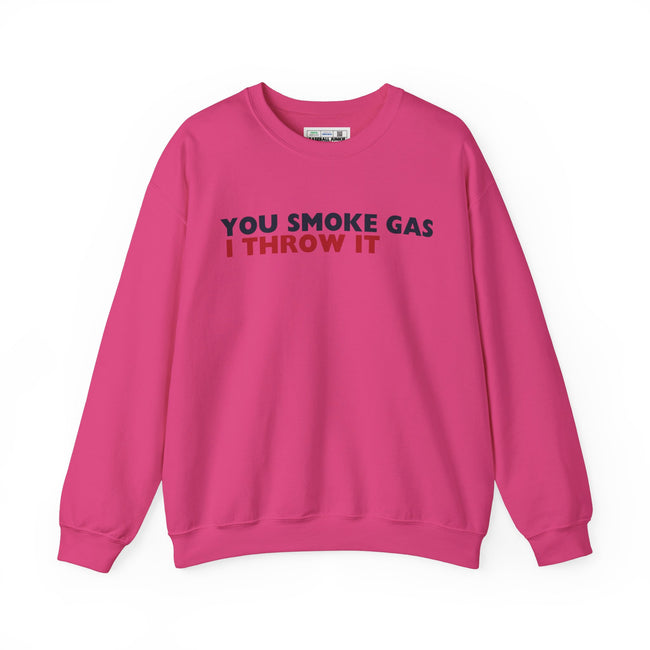 SMOKE GAS (Plain) - Unisex Heavy Blend™ Crewneck Sweatshirt