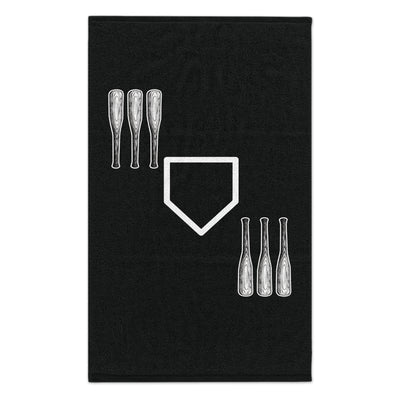 3 UP, 3 DOWN - Rally Towel (Black)