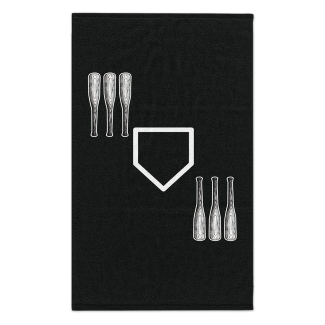 3 UP, 3 DOWN - Rally Towel (Black)