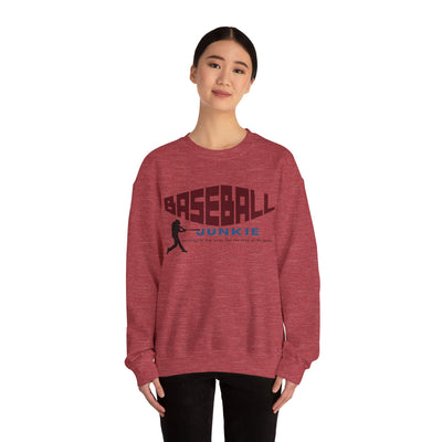 BASEBALL JUNKIE - Unisex Heavy Blend™ Crewneck Sweatshirt