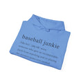 BASEBALL JUNKIE (definition hoodie- light colors)