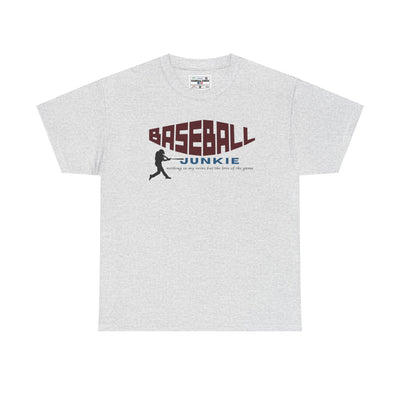 BASEBALL JUNKIE - Unisex Heavy Cotton Tee