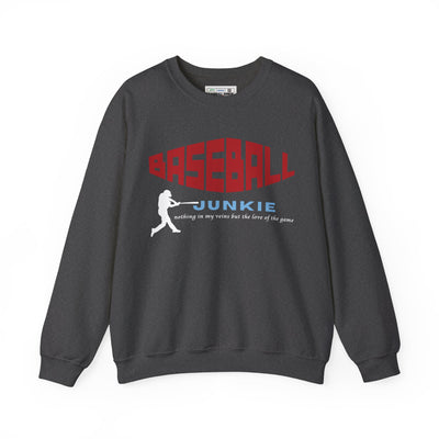 BASEBALL JUNKIE - Unisex Heavy Blend™ Crewneck Sweatshirt