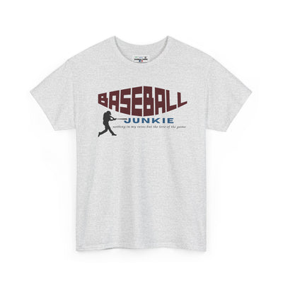 BASEBALL JUNKIE - Unisex Heavy Cotton Tee