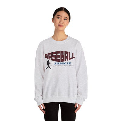 BASEBALL JUNKIE - Unisex Heavy Blend™ Crewneck Sweatshirt