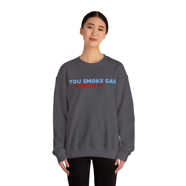 SMOKE GAS (Plain) - Unisex Heavy Blend™ Crewneck Sweatshirt