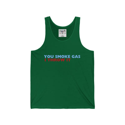 SMOKE GAS (Plain) - Unisex Jersey Tank