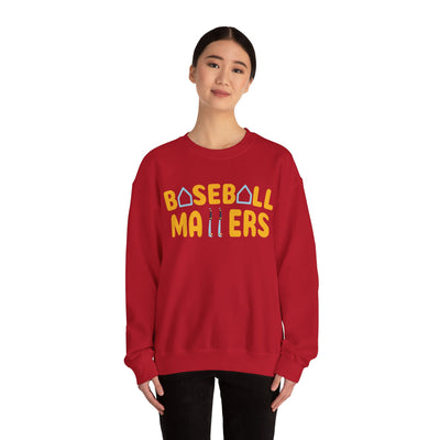 BASEBALL MATTERS - Unisex Heavy Blend™ Crewneck Sweatshirt