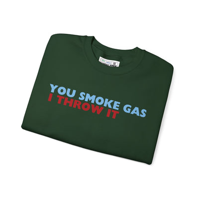 SMOKE GAS (Plain) - Unisex Heavy Blend™ Crewneck Sweatshirt