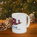 BASEBALL JUNKIE - Ceramic Mug (White)