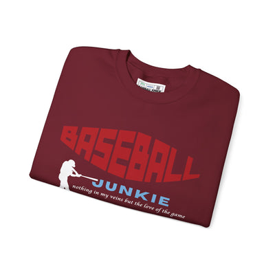 BASEBALL JUNKIE - Unisex Heavy Blend™ Crewneck Sweatshirt