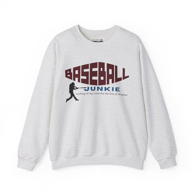 BASEBALL JUNKIE - Unisex Heavy Blend™ Crewneck Sweatshirt
