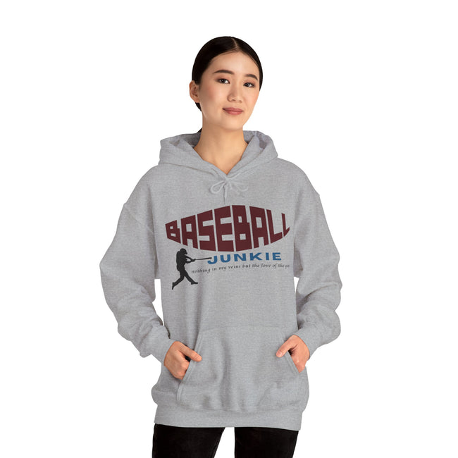 BASEBALL JUNKIE - Unisex Heavy Blend™ Hooded Sweatshirt