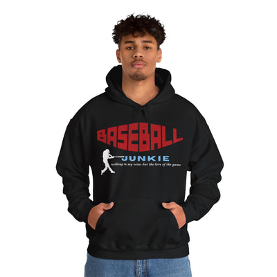 BASEBALL JUNKIE - Unisex Heavy Blend™ Hooded Sweatshirt