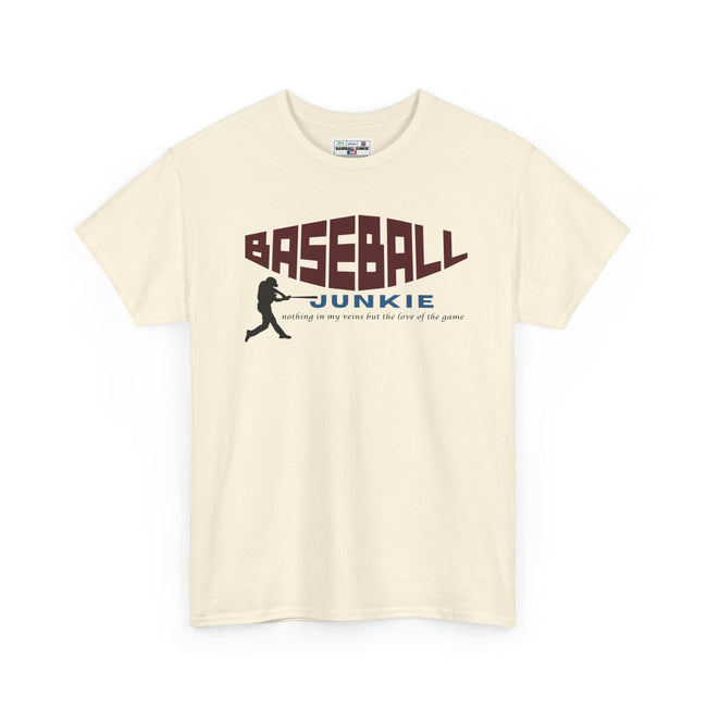 BASEBALL JUNKIE - Unisex Heavy Cotton Tee
