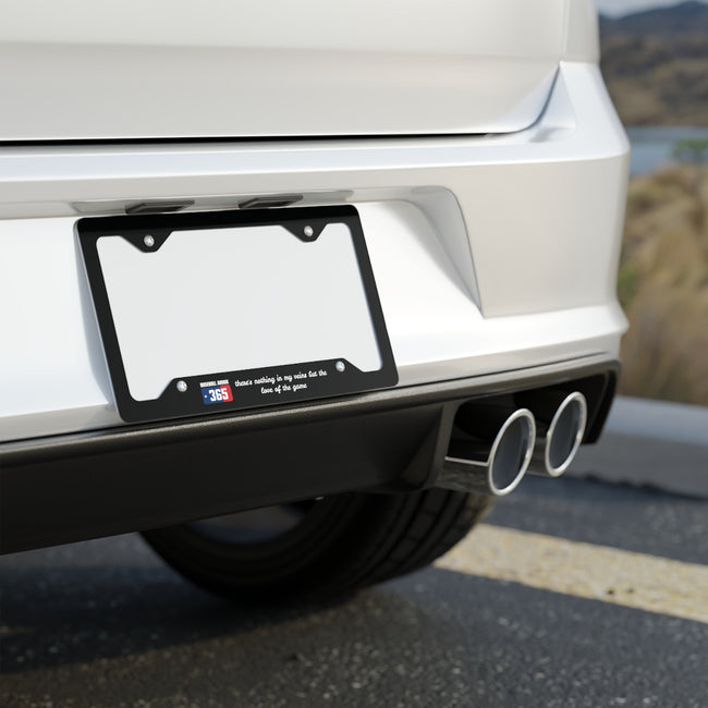 BASEBALL JUNKIE 365 - Metal License Plate Frame
