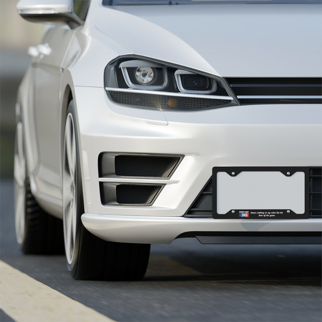 BASEBALL JUNKIE 365 - Metal License Plate Frame
