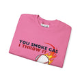 SMOKE GAS, THROW IT - Unisex Heavy Blend™ Crewneck Sweatshirt