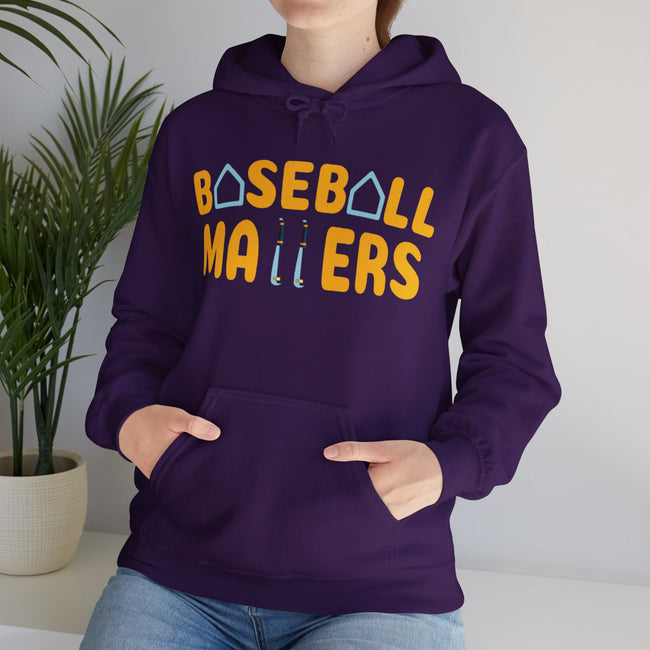 BASEBALL MATTERS - Unisex Heavy Blend™ Hooded Sweatshirt