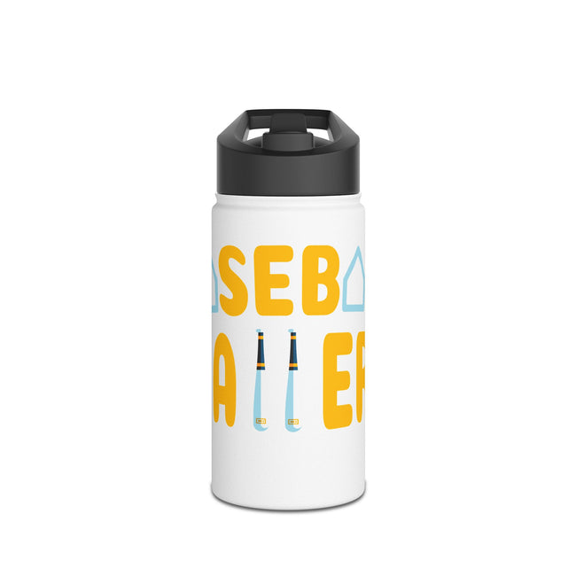Baseball Matters Stainless Steel Water Bottle, Standard Lid