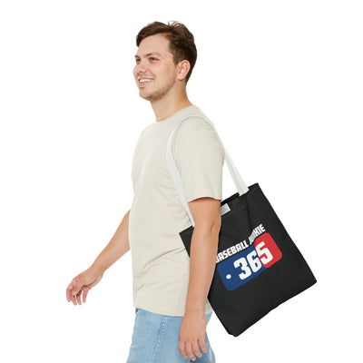 BASEBALL JUNKIE 365 - Tote Bag (Black)