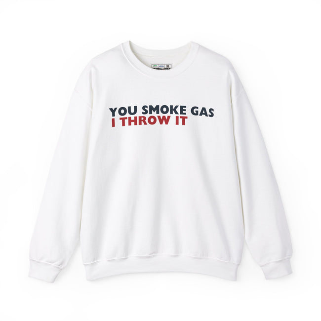 SMOKE GAS (Plain) - Unisex Heavy Blend™ Crewneck Sweatshirt