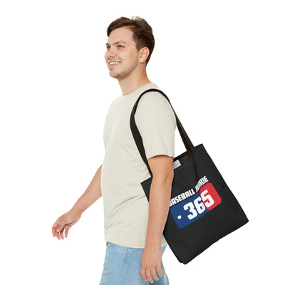 BASEBALL JUNKIE 365 - Tote Bag (Black)