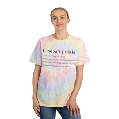 Baseball Junkie 365 - Tie-Dye Tee, Spiral