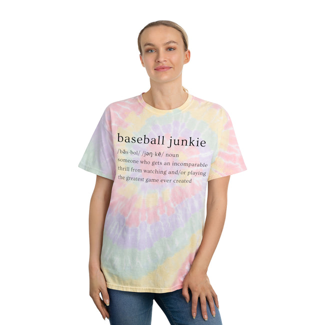 Baseball Junkie 365 - Tie-Dye Tee, Spiral