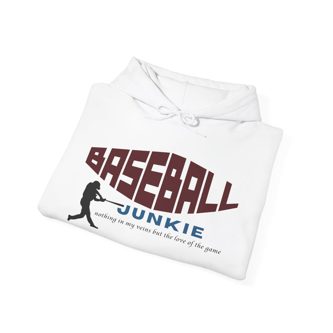 BASEBALL JUNKIE - Unisex Heavy Blend™ Hooded Sweatshirt