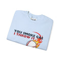 SMOKE GAS, THROW IT - Unisex Heavy Blend™ Crewneck Sweatshirt