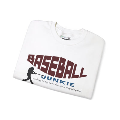 BASEBALL JUNKIE - Unisex Heavy Blend™ Crewneck Sweatshirt