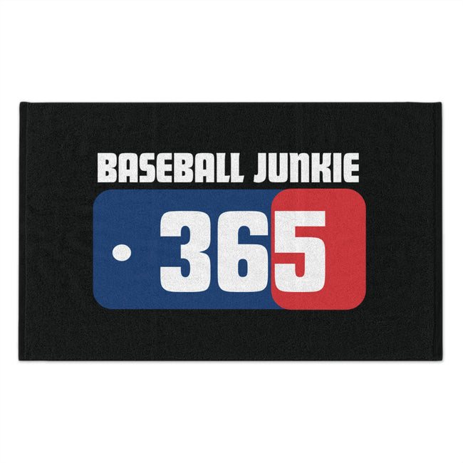 BASEBALL JUNKIE 365 - Rally Towel (Black)