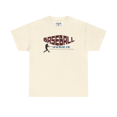 BASEBALL JUNKIE - Unisex Heavy Cotton Tee