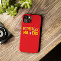 BASEBALL MATTERS - Slim Phone Cases (Red)