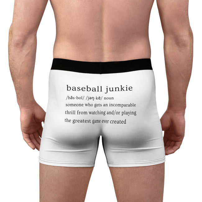 Baseball Junkie Definition Men's Boxer Briefs (AOP)