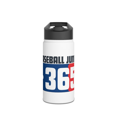 Baseball Junkie 365 Stainless Steel Water Bottle, Standard Lid