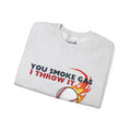 SMOKE GAS, THROW IT - Unisex Heavy Blend™ Crewneck Sweatshirt