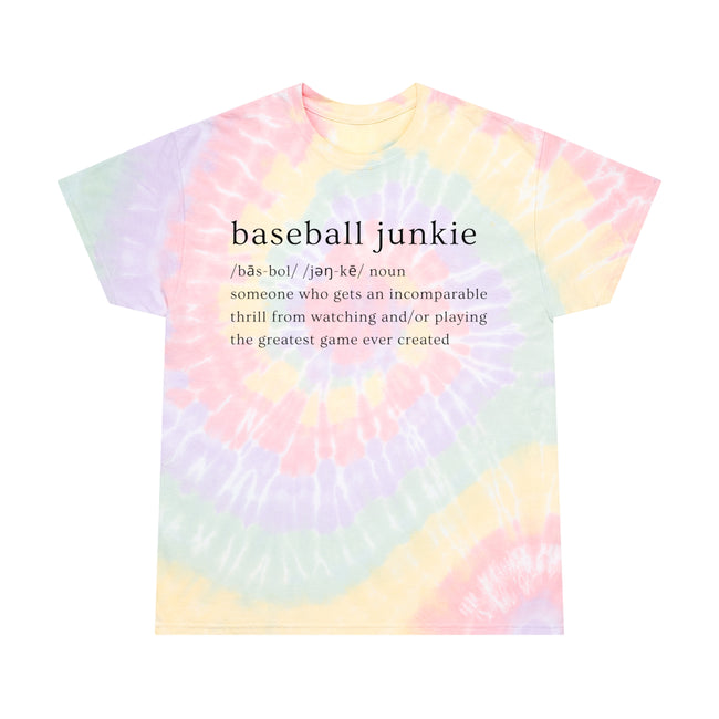 Baseball Junkie 365 - Tie-Dye Tee, Spiral
