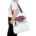 BASEBALL JUNKIE - Tote Bag (White)