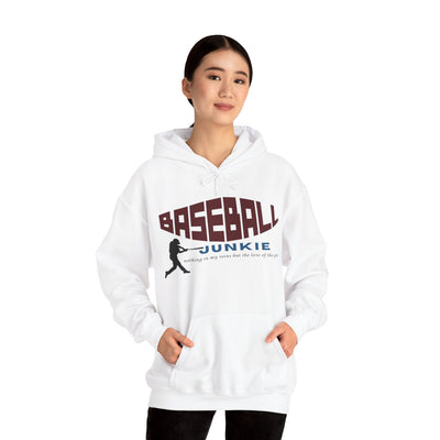 BASEBALL JUNKIE - Unisex Heavy Blend™ Hooded Sweatshirt