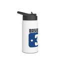 Baseball Junkie 365 Stainless Steel Water Bottle, Standard Lid